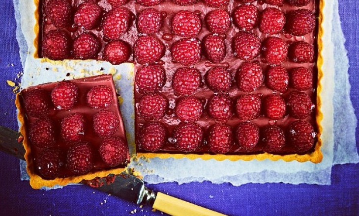 Raspberry Curd Pie 8092